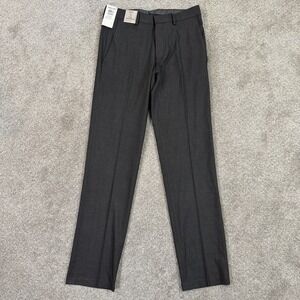 Kenneth Cole Reaction Flex Waist Dress Pants Gray 30x32 Mens Stretch Office NWT